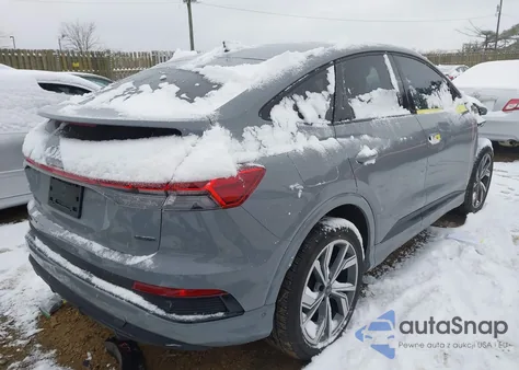 2024 Audi Q4 Sportback E-Tron Prestige 50 Quattro z USA, uszkodzony, nr VIN WA142BFZ2RP010038